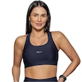 Top Fitness Run More Alta Sustentação - Feminino PRETO