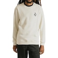 Blusão de Moletom Volcom Careca Iconic Stone - Masculino OFF WHITE