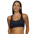 Top Fitness Run More Alta Sustentação - Feminino PRETO