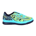 Chuteira Futsal Topper  Strike V - Adulto AZUL/VERDE