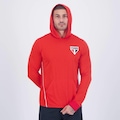 Blusão Com Capuz do São Paulo Braziline Rain - Masculino VERMELHO