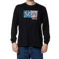 Camiseta Rvca Manga Longa Balance Box - Masculina PRETO
