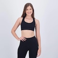 Top Selene Canelado sem Costura - Feminino PRETO