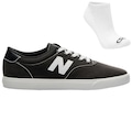 Kit Tênis New Balance 55 + Par de Meias - Feminino PRETO/BRANCO