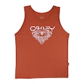 Camiseta Regata Oakley Ellipse Skull Tank - Masculina VERMELHO