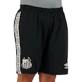Bermuda do Santos Viagem 2022 Umbro - Masculina PRETO