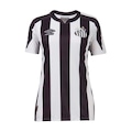 Camisa do Santos Of. 2 2022 (Atleta) Umbro - Feminina PRETO/BRANCO