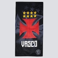 Toalha Bouton Vasco Veludo PRETO