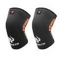 Joelheira Gold Sports Cross Training Gladiator Em Neoprene 7 Mm - 2 Pçs PRETO