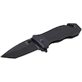 Canivete Tático Invictus Phanton Black Aço Quebra Vidro PRETO