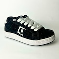 Tênis Qix Combat Suede - Unissex PRETO/BRANCO