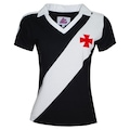Camisa do Vasco da Gama 1989 Liga Retrô - Feminina PRETO