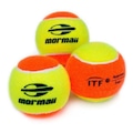 Bola Mormaii Beach Tennis Premium Pack 3 Unidades Laranja/Amarelo