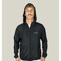 Jaqueta Corta Vento com Capuz Web Surf Shop Corrida -  Masculina PRETO