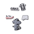 Kit Jibbitz Crocs Soccer Goal Pack com 5 Peças BRANCO