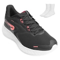TÊNIS RAINHA PLAY III E MEIA RA24 - MASCULINO PRETO/BRANCO