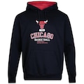 Blusão De Moletom New Era Chicago Bulls Nba Club House - Masculino PRETO