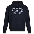 Blusão de Moletom New Era Nfl Philadelphia Eagles World Champion - Masculino PRETO