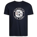 Camiseta New Era Brooklyn Nets Nba Regular Core - Masculina PRETO