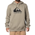 Blusão de Moletom Quiksilver Canguru Full Logo - Masculino CAQUI