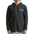 Blusão de Moletom com Capuz Hurley Aberto Square Wt24 - Masculino PRETO