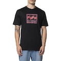 Camiseta Billabong Crayon Wave - Masculina PRETO