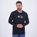 Camiseta Manga Longa Mcd - Masculina PRETO