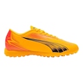 Chuteira Society Adulto Puma Ultra Play BDP LARANJA/ROSA