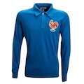 Camisa França 1958 - Liga Retro - Masculina AZUL