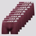 Cueca Boxer Lupo Microfibra - 9 Unidades - Adulto VERMELHO