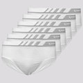 Cueca Slip Lupo Microfibra sem Costura - 6 Unidades - Adulto BRANCO