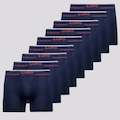 Cueca Boxer Lupo Microfibra sem Costura - 9 Unidades - Adulto AZUL ESCURO