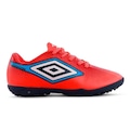 Chuteira Society Umbro Cannon Jr - Infantil CORAL