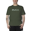 Camiseta Rvca Big Rvca Colors Plus Size Wt24 - Masculina VERDE ESCURO