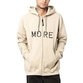 Blusão de Moletom Canguru Mcd More Core Stone - Masculino BEGE