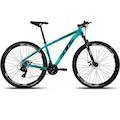 Bicicleta Aro 29 Aluminio Gts Supreme Freio a Disco 24 Marchas VERDE CLARO/PRETO