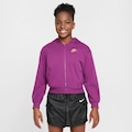 Jaqueta Nike Sportswear Hoodie - Infantil ROSA/ROXO
