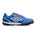 Chuteira Society Umbro X-Comfort - Adulto AZUL/BRANCO