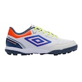 Chuteira Society Umbro X-Comfort - Adulto BRANCO/LARANJA