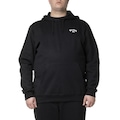 Blusão de Moletom Billabong Canguru Small Arch Plus Size - Masculino PRETO