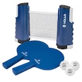 Conjunto Tênis de Mesa Ping Pong com 6 Peças Vollo AZUL
