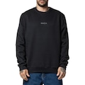 Blusão de Moletom RVCA Careca Campus II Plus Size - Masculino PRETO