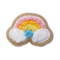 Jibbitz? Crocs Patch Arco Íris Brilhante BRANCO