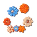 Kit Jibbitz? Crocs Flores de Outono com 5 Peças BRANCO
