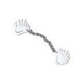 Jibbitz? Crocs Corrente Asas de Anjo BRANCO