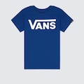 Camiseta Vans Classic - Infantil AZUL CLA/BRANCO