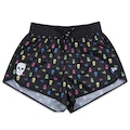 Shorts New Era Collab Alexandre Herchcovitch All Logo - Feminino PRETO
