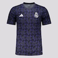 Camisa do Real Madrid adidas Pré Jogo - Masculina AZUL