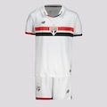 Kit New Balance do São Paulo I 2024 - Infantil BRANCO