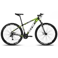 Bicicleta Aro 29 Aluminio Alfameq Gts Feel Rdx Freio Hidráulico 27 Marchas PRETO/VERDE